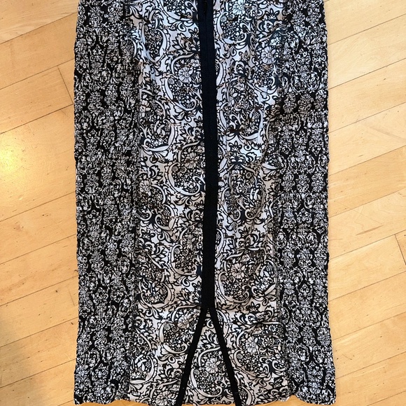 Beguile by Byron Lars Sombra Laser Cut Pencil Skirt  Like New,0 ,GD1189 - Picture 4 of 5